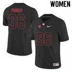 NCAA Women's Alabama Crimson Tide #36 Jordan Parker Stitched College 2020 Nike Authentic Black Football Jersey TL17J23JL